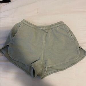 Pac Sun John Galt sage grey shorts